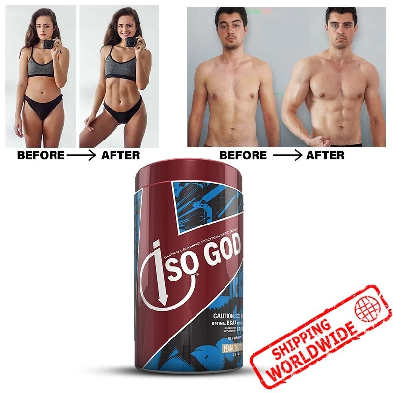 Iso God WPI Fat Burning Protein Powder 2.2 Lbs Delicious Rich Chocolate