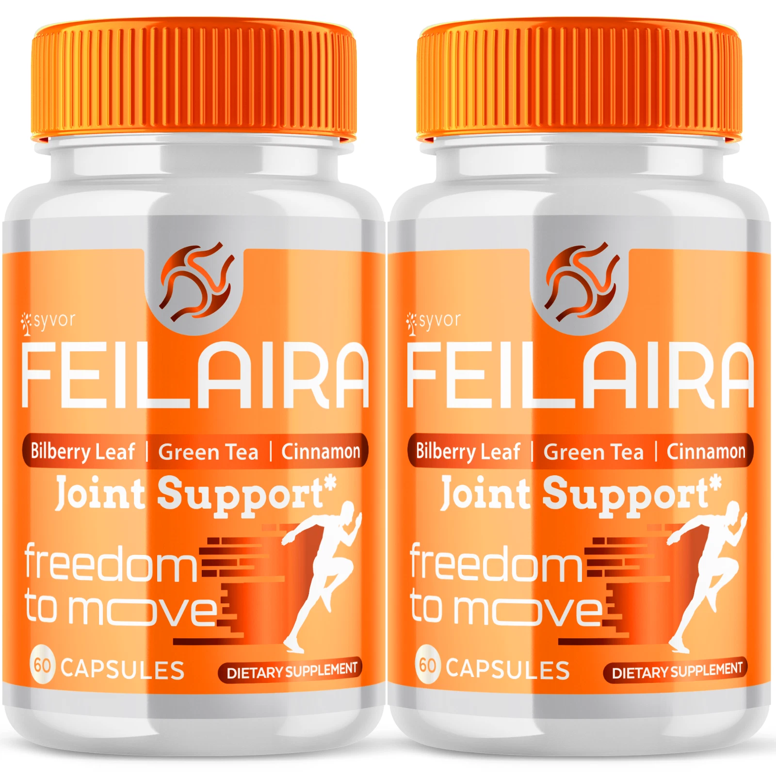 Feilaira Joint Support Pill Natural Freedom to Move Vitamin Formula 120 Capsules
