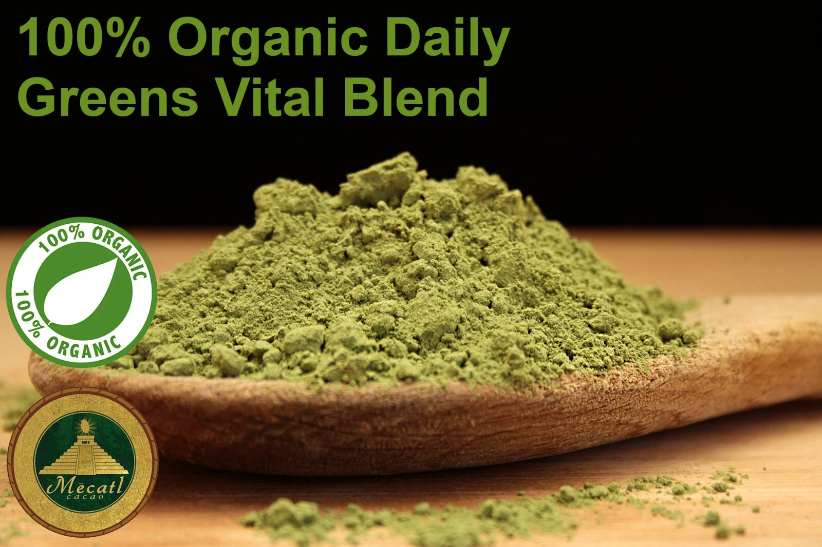 Daily Super Greens Blend 1kg Greens Powder 100% Organic Dietary Supplement