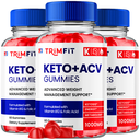 TrimFit Keto ACV Gummies Advanced Weight Management & Energy Boost (3 Pack)
