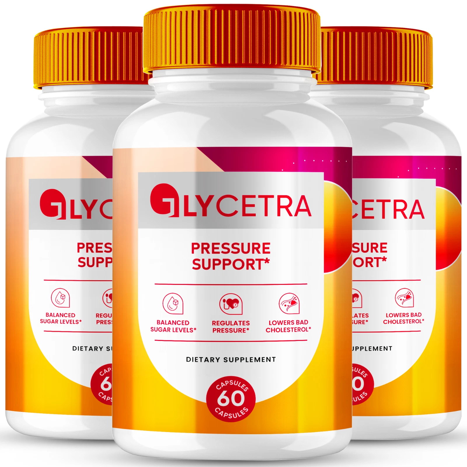 (3 Pack) Glycetra Glycogen Capsules, Glycetra Advanced Blood Formula Support