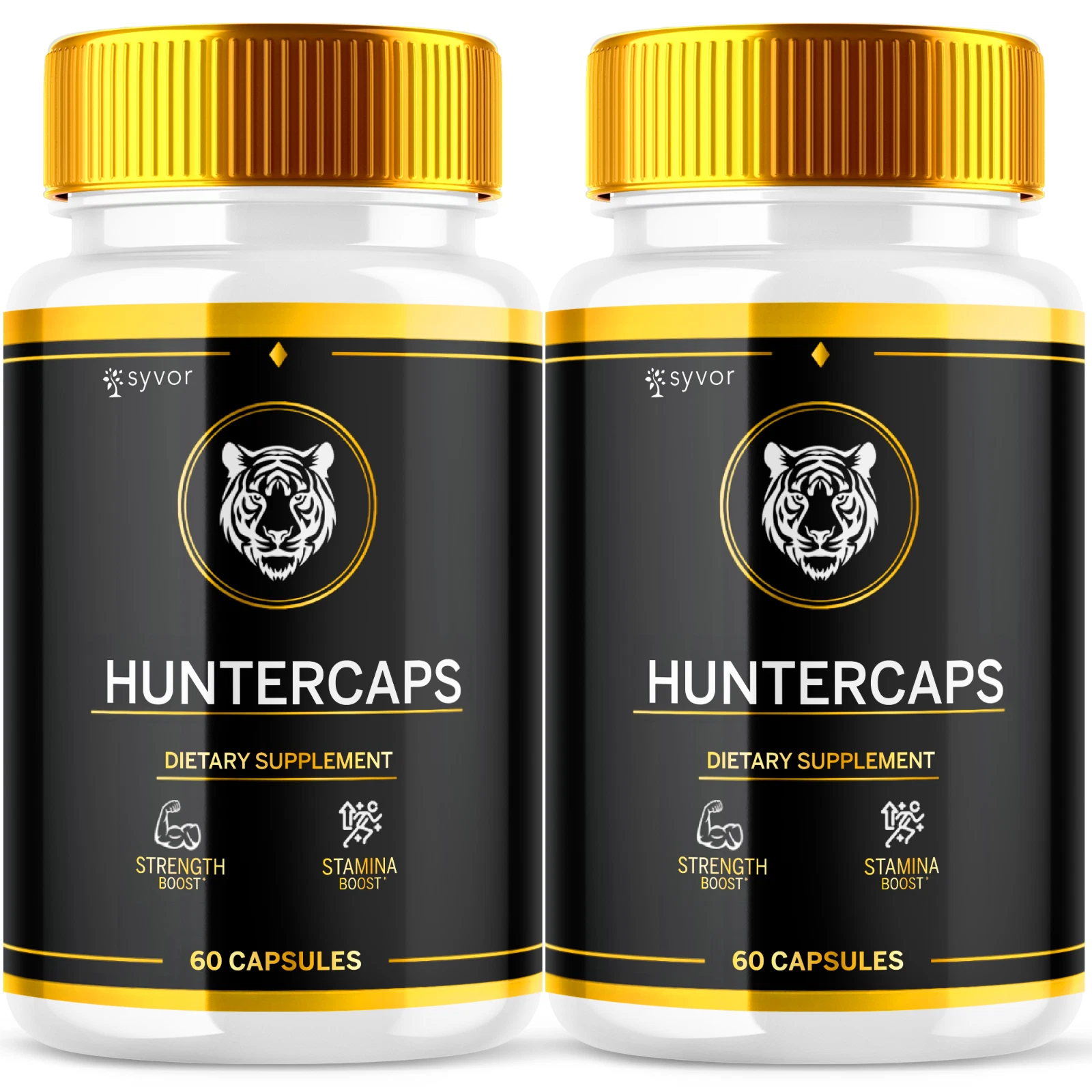 Huntercaps Advanced Supplement Pills for Men with Natural Ingredients 120 Caps