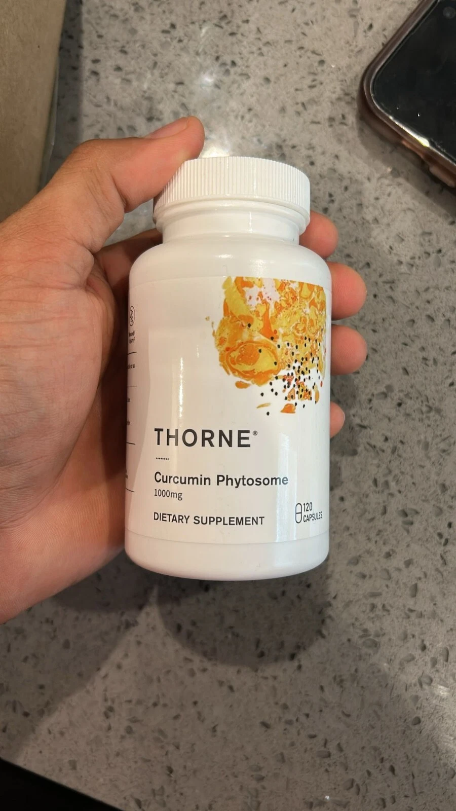Thorne Curcumin Phytosome 1000 mg 120 Capsules