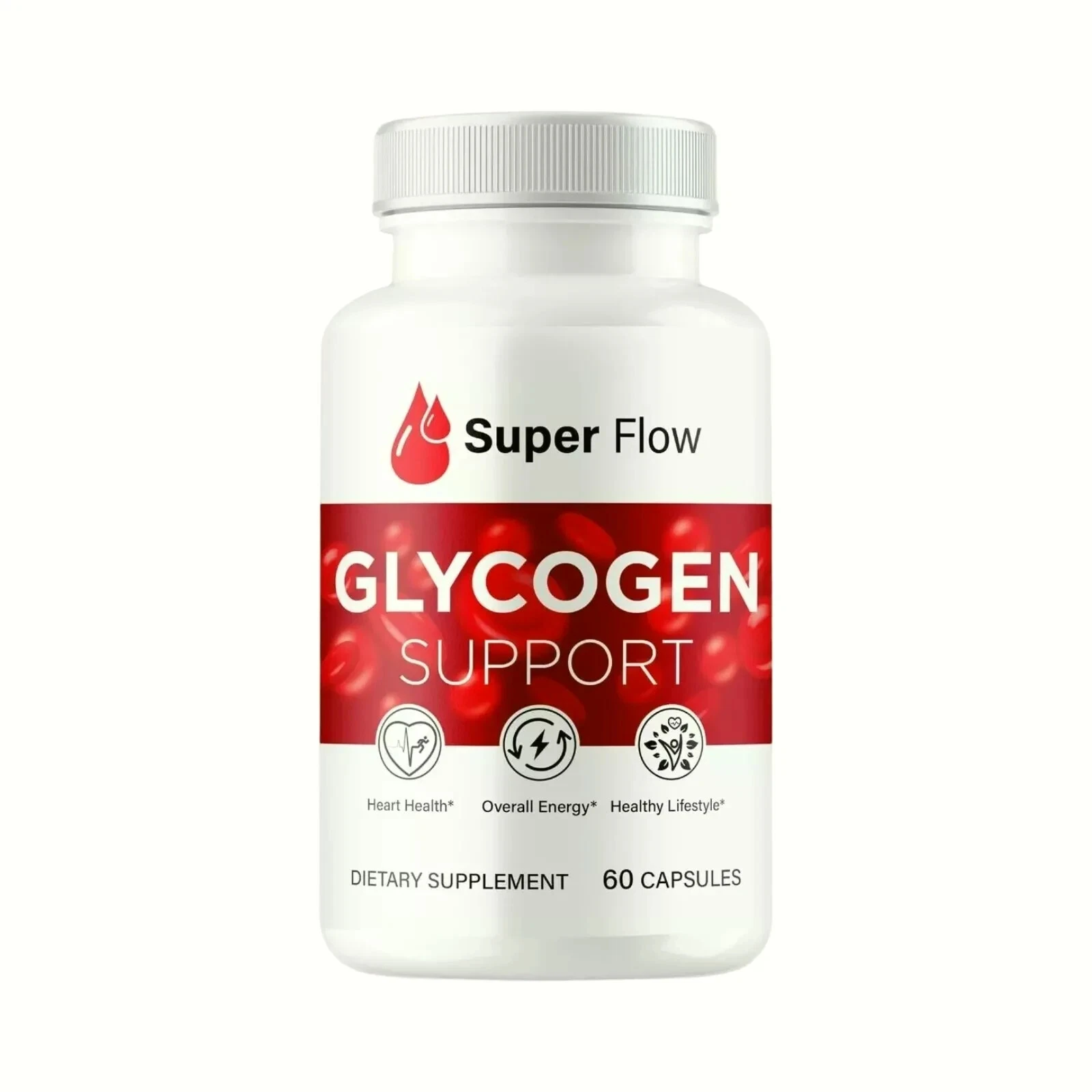 Super Flow Glyco Optimizer, SuperFlow Glycogen Support - 60 Capsules