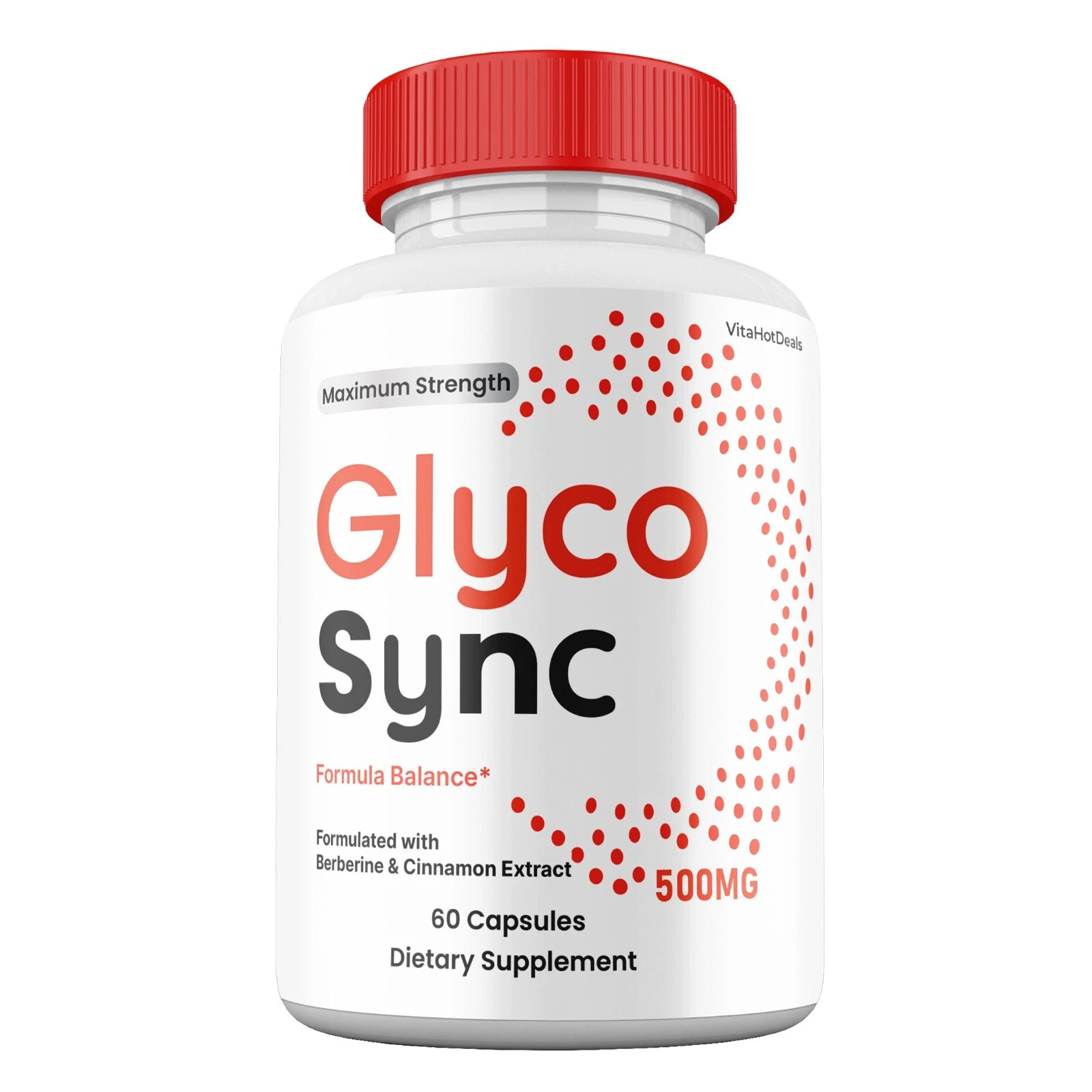 Glyco Sync Capsules, Max Strength, GlycoSync Blood Support Supplement (1 pack)