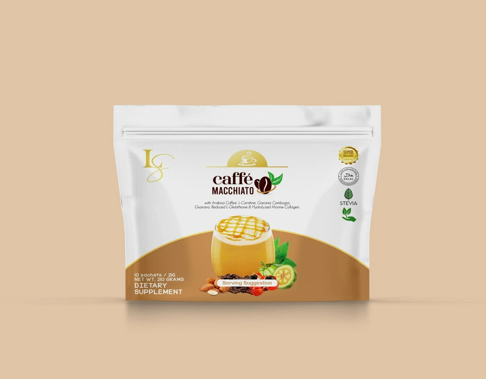 Luxe Slim Caffee MACCHIATO With Collagen & L-Glutathione