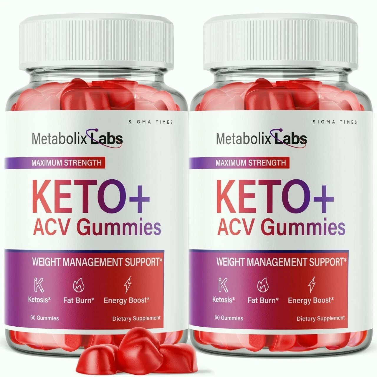 (2 Pack) Metabolix Labs Keto Gummies, Metabolix Labs Keto ACV For Weight Loss