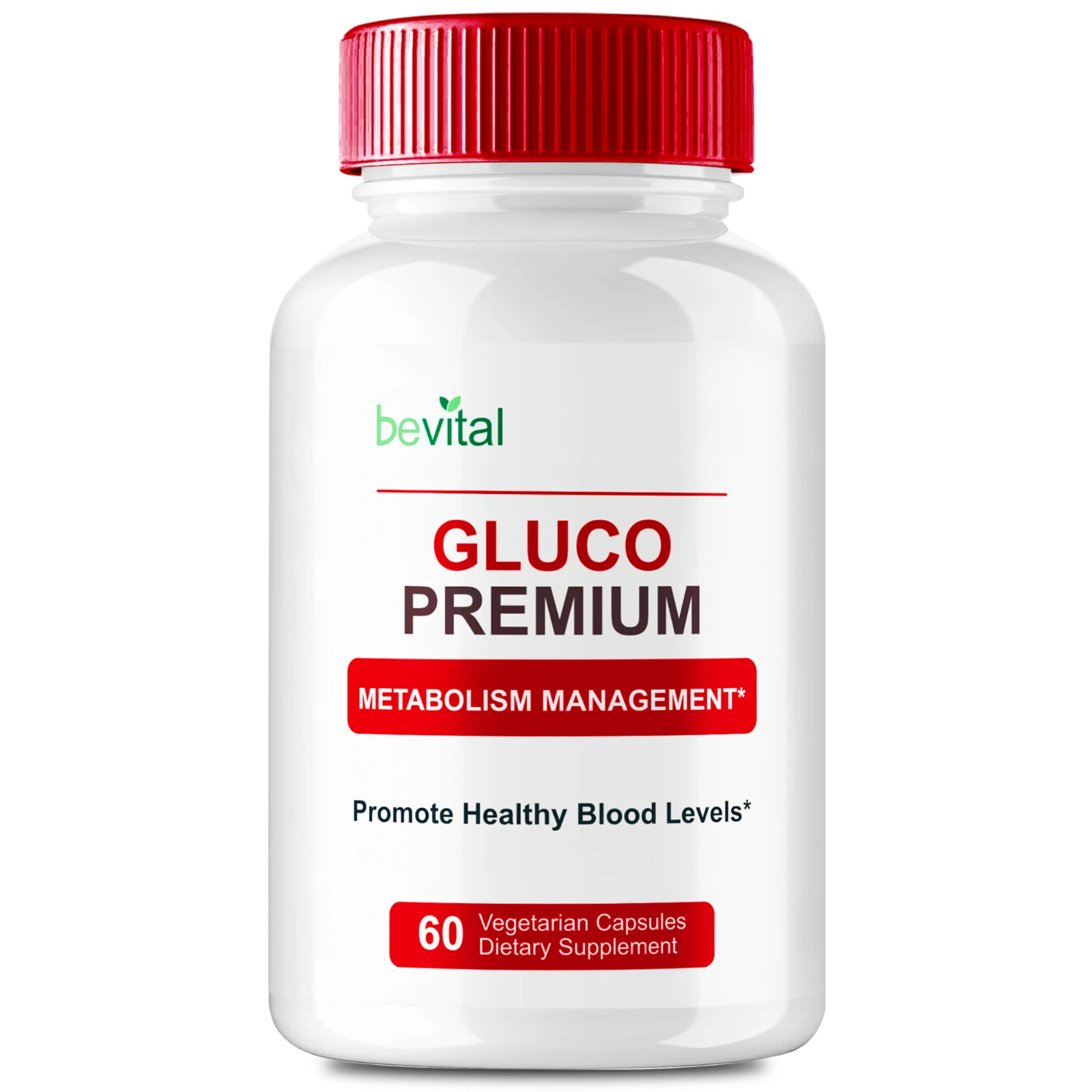 Gluco Premium Capsules Blood Formula Supplement Support (60 Capsules)