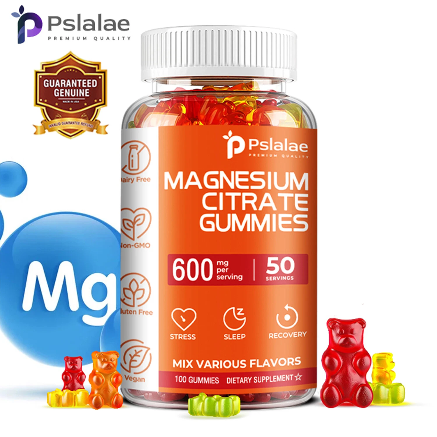 Magnesium Citrate - Support Calm, Restful Sleep, Support Bone & Muscle Health