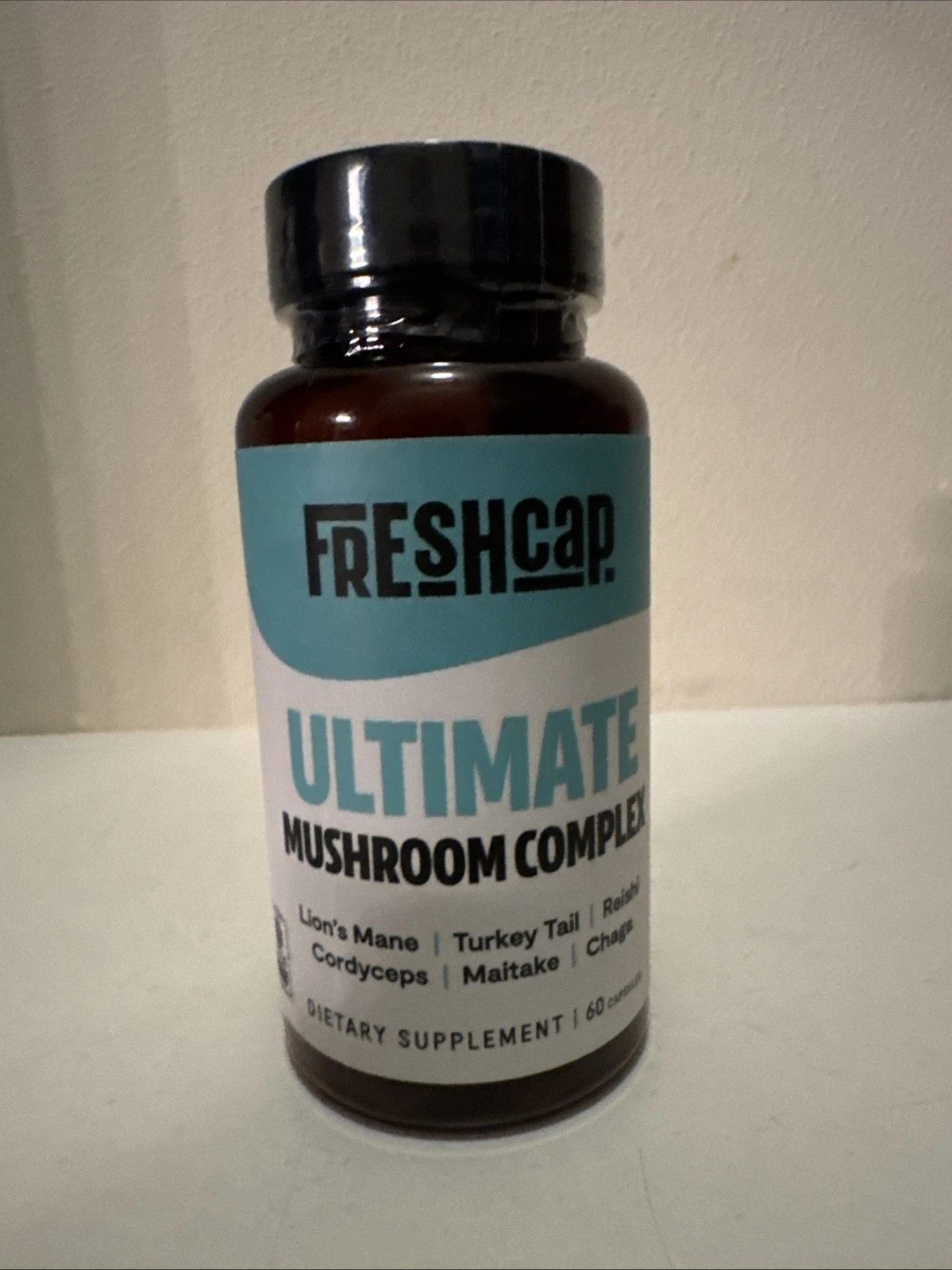 FreshCap Ultimate Mushroom Complex Dietary Supplement 60 Capsules Exp 4/2027