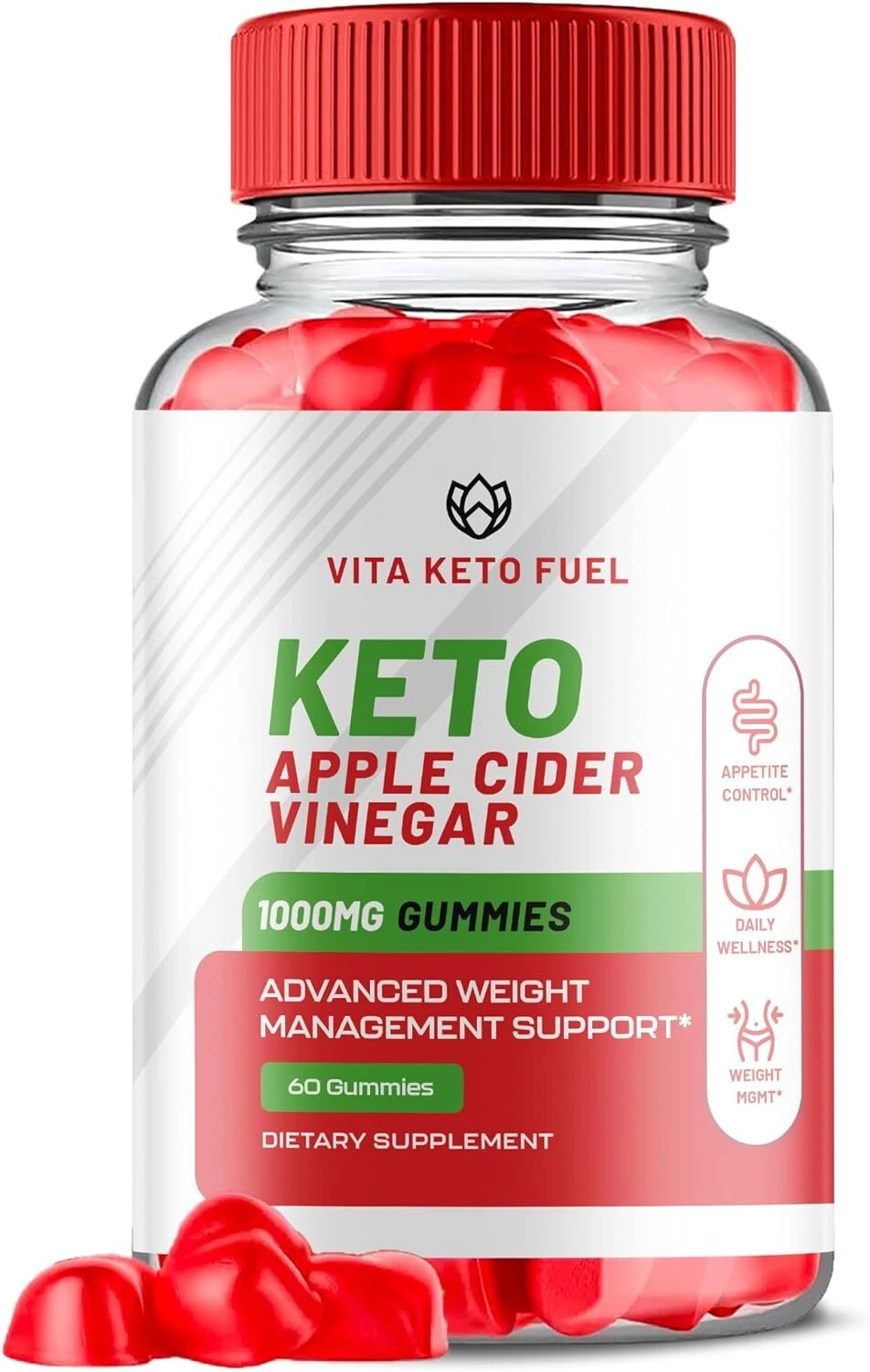 Vita Keto Fuel Gummies - Vita Keto Fuel ACV Gummys Weight Loss ORIGINAL - 1 Pack
