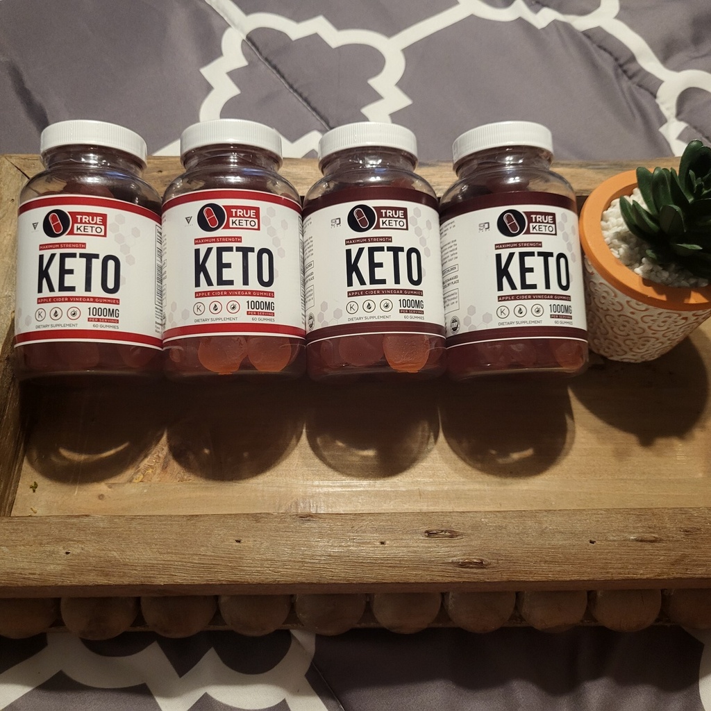 (4 Pack) True Keto ACV Gummies to Support Weight Loss & Wellness 240ct Exp 3/26