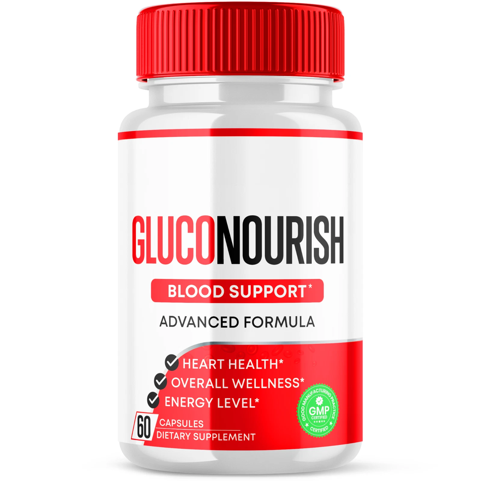 Gluconourish Glyco Optimizer Advanced Glycogen Support Supplement 60 Capsules
