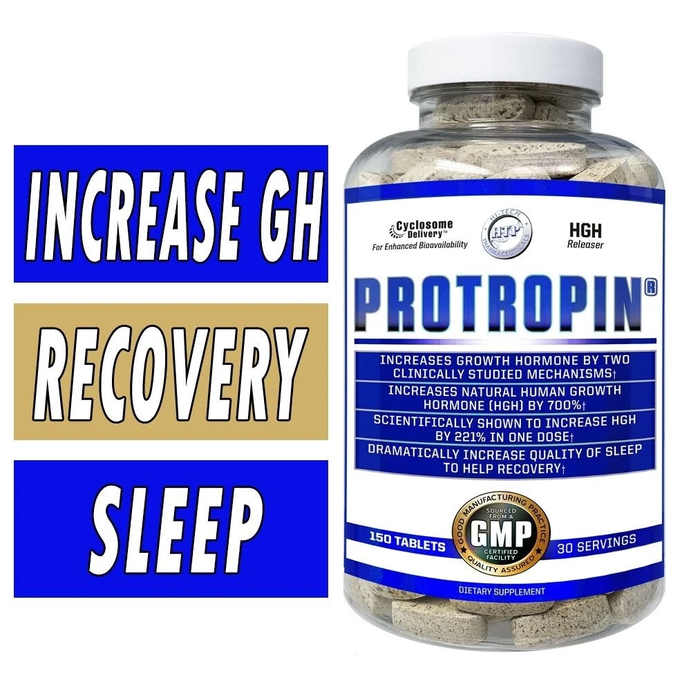 Hi-Tech Pharmaceuticals Protropin Improve Sleep and Lean Muscle 150 Tablets New