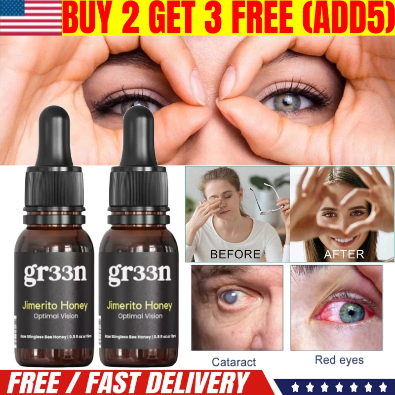 GR33N Jimerito Honey for Eye, GR33N Jimerito Honey Eye Drops For Eye Health New~