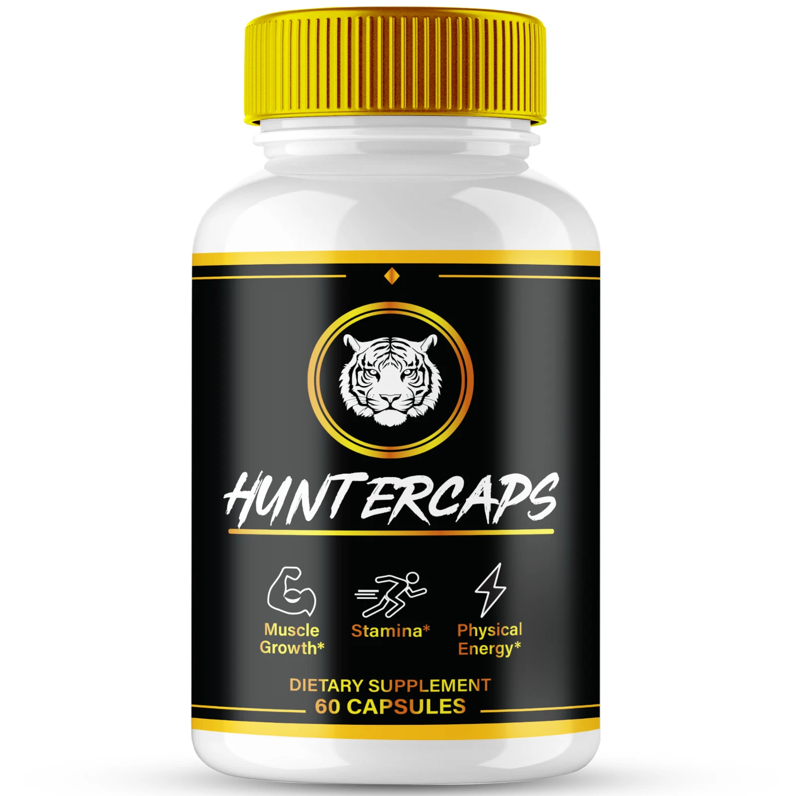 Hunter Caps Men Capsules, Support Extra Strength Male Performance Pills 60ct