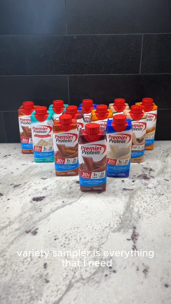 Premier Protein 6 Chocolate and 6 Vanilla Shakes 11oz (Pack of 12)