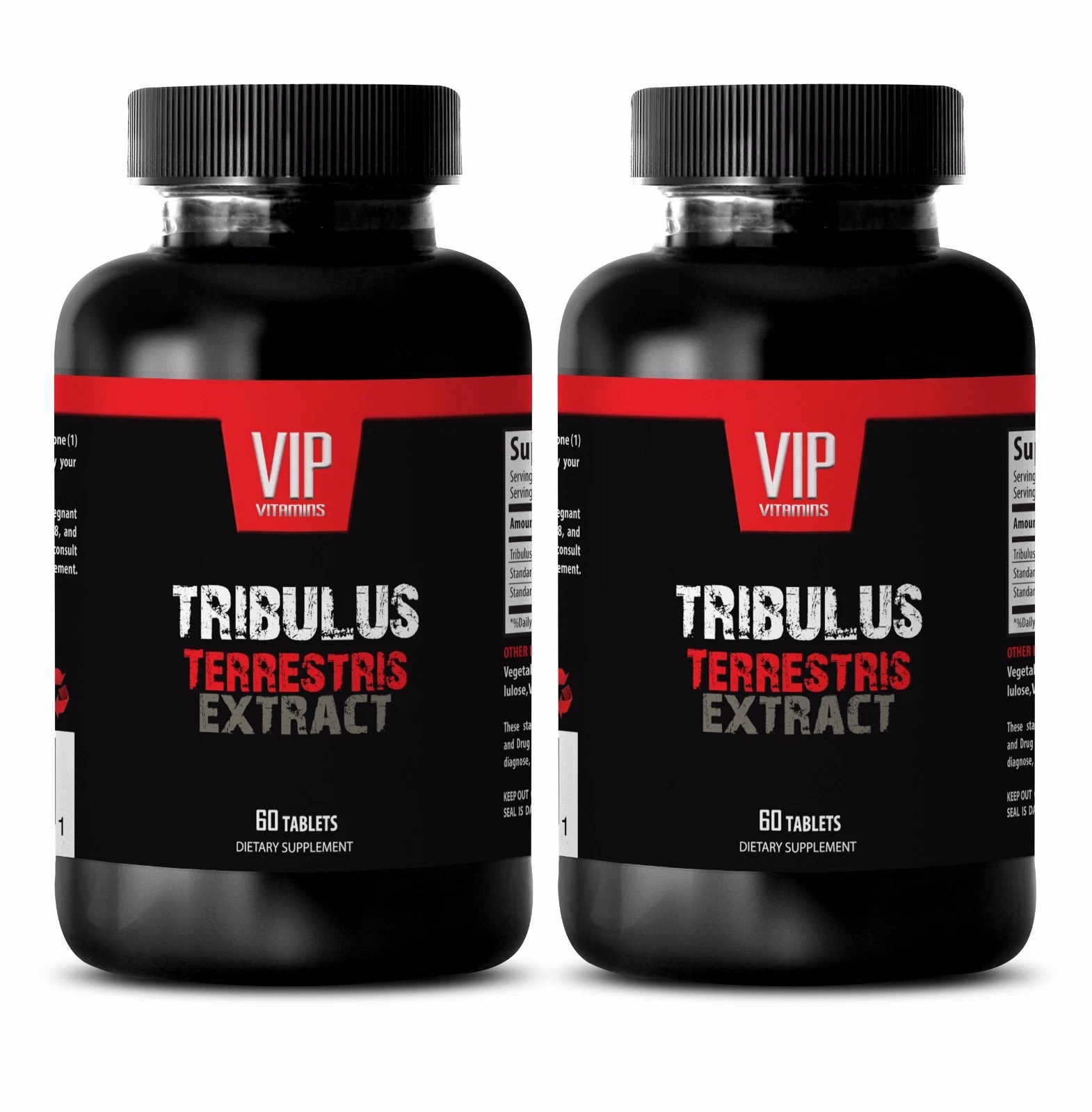 natural organic booster TRIBULUS TERRESTRIS EXTRACT Promotes balance 2 Bottles