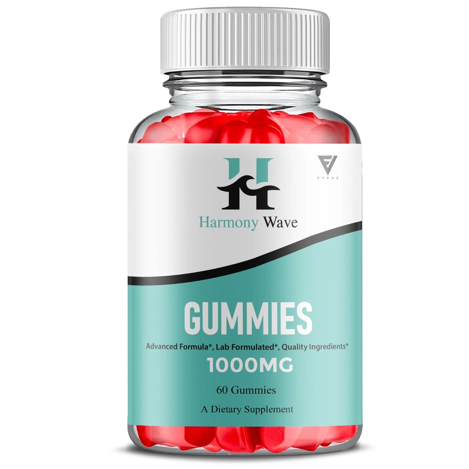 Harmony Wave Gummies, HarmonyWave Max Strength Supplement (60 Gummies)