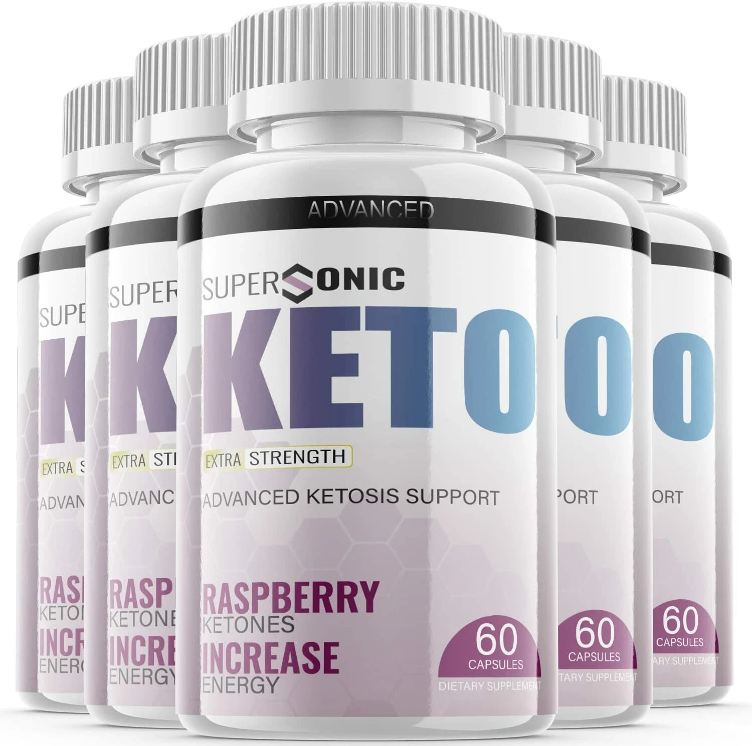 5-Supersonic Keto Diet Pills,Weight Loss,Fat Burner,Appetite Control Supplement
