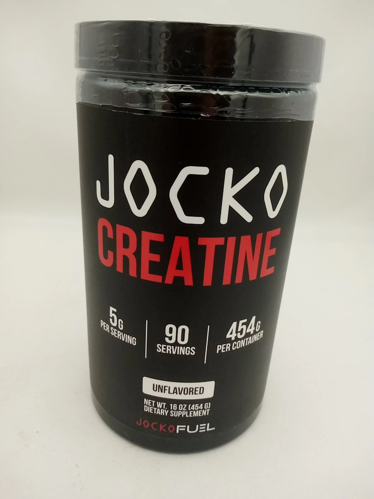 JOCKO Creatine Monohydrate Powder - 16 Ounces Unflavored 90 Servings