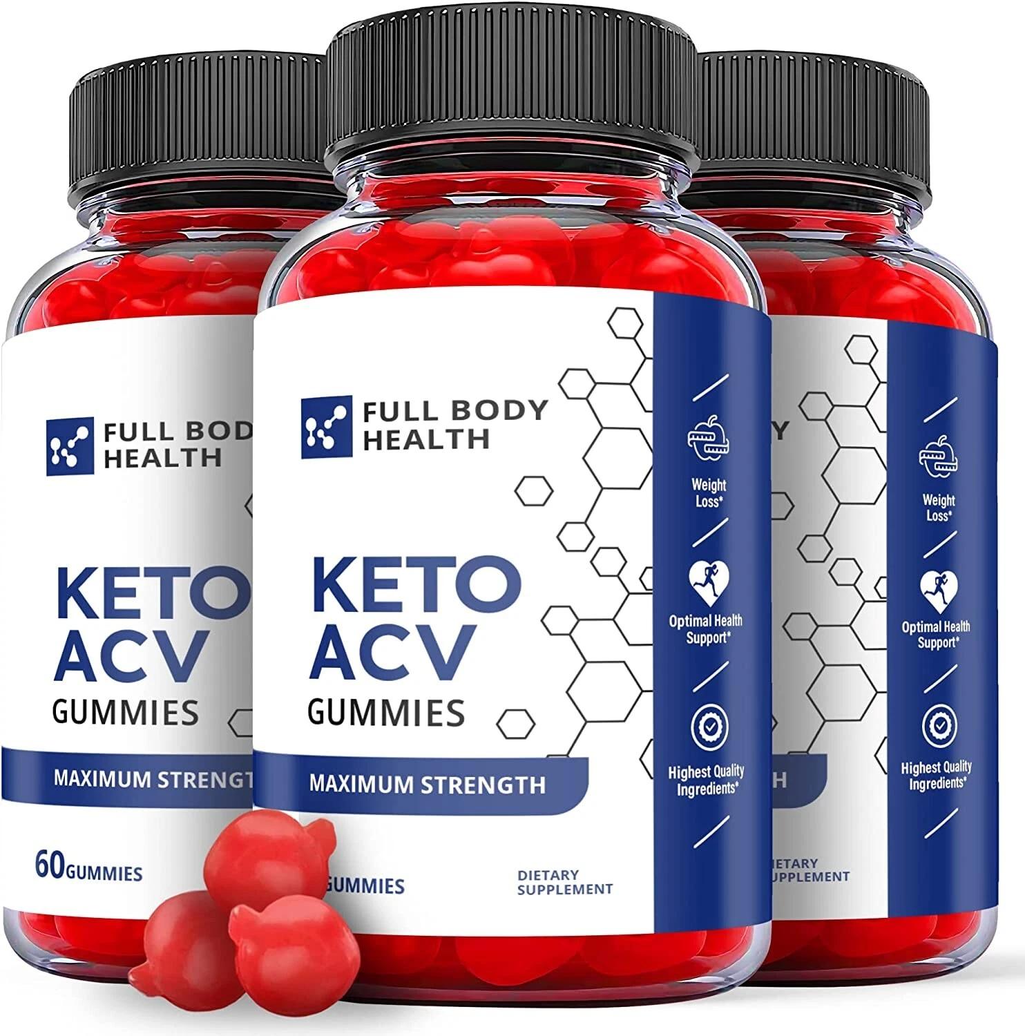 Full Body Health Keto - Full Body Health Keto ACV Gummies Weight Loss (3 Pack)
