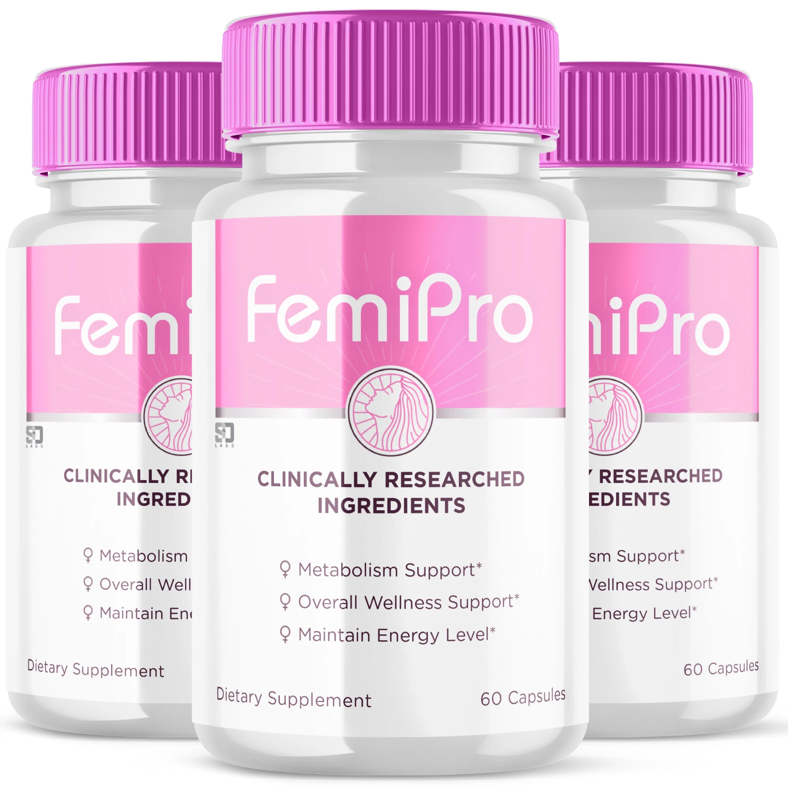 (3 Pack) Femi Pro Pills - Supports Daily Wellness & Balanced Life - 180 Capsules