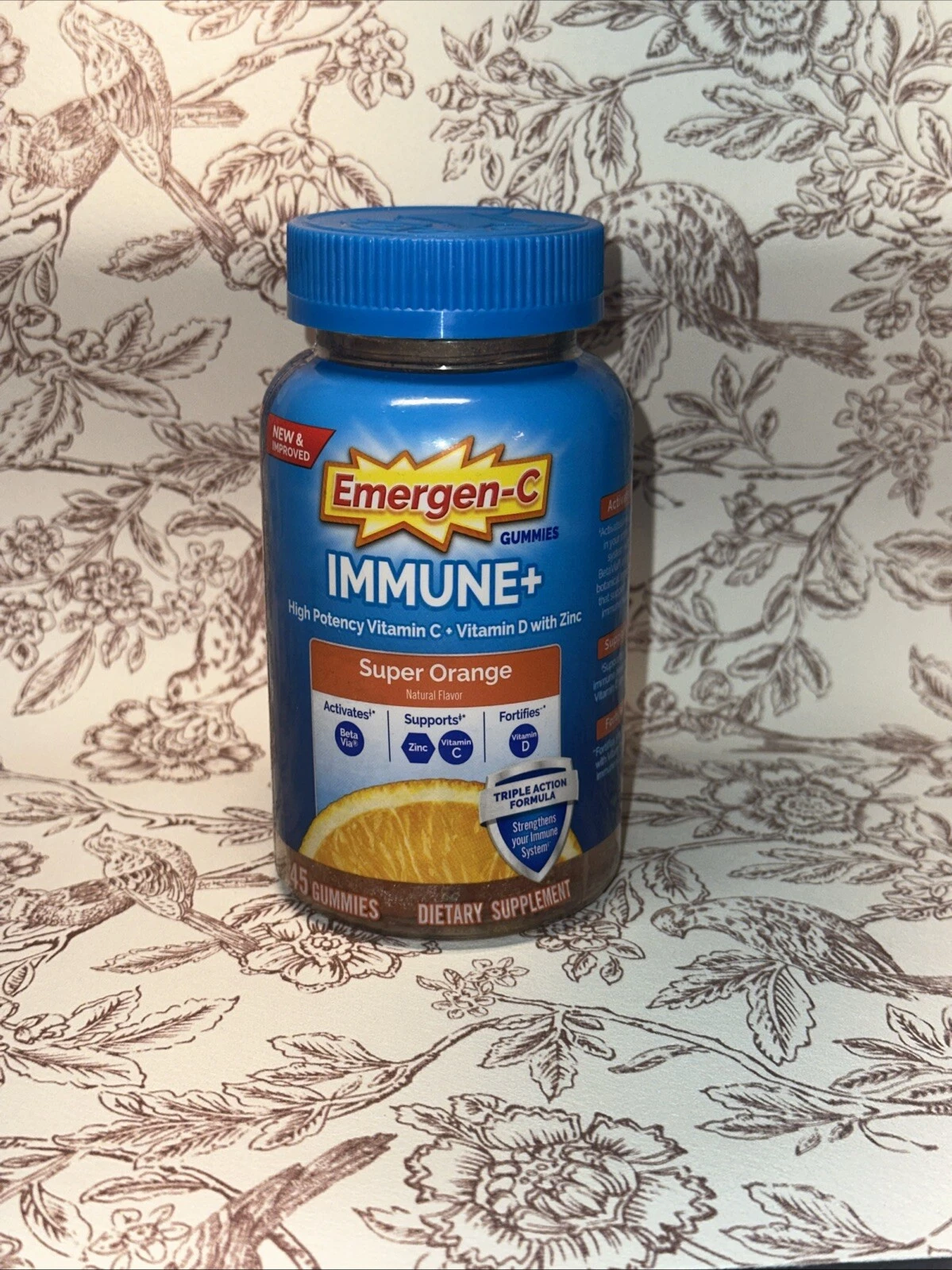 Emergency-C Immune+ Gummies, Super Orange, 45 Gummies BB 05/2025