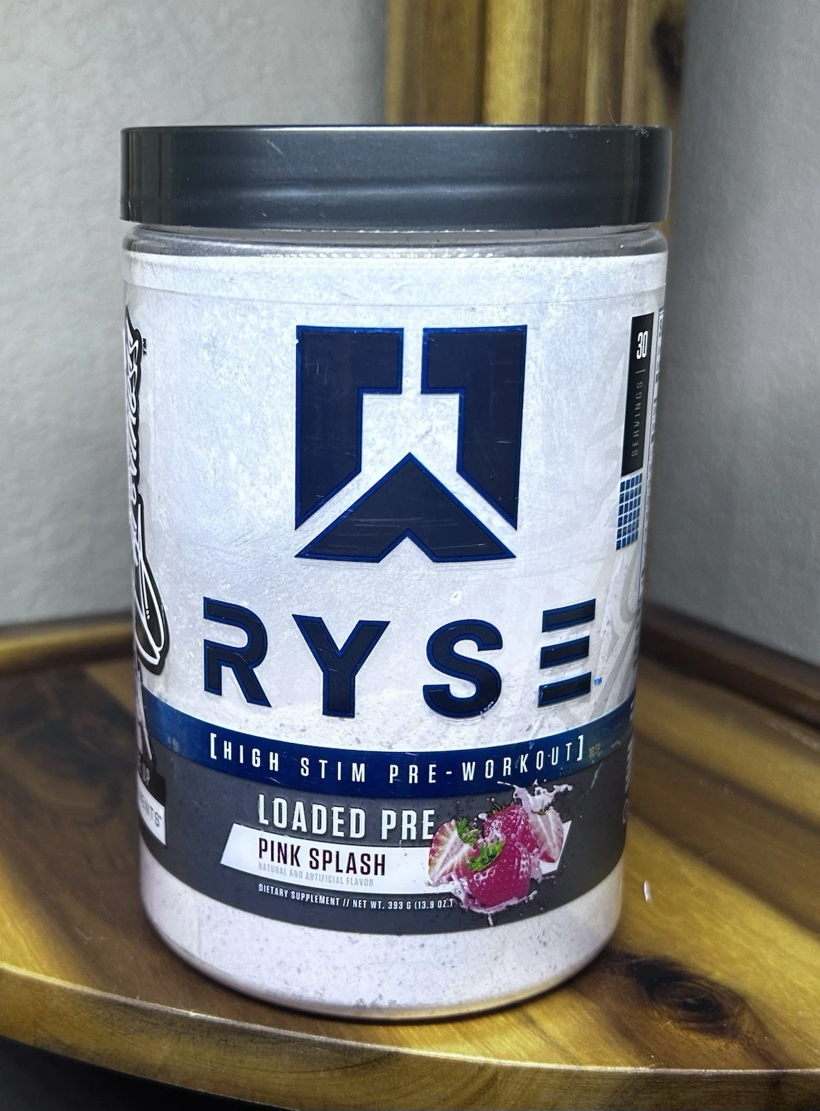 RYSE SUPPLEMENTS LOADED PRE High Stim Pre-Workout Pump Energy Strength