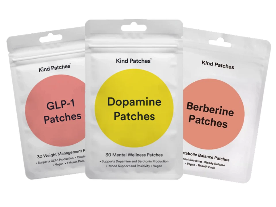 Kind Patches Sliming Trio Patches GLP-1 Weight Loss - Physical & Mental Wellness