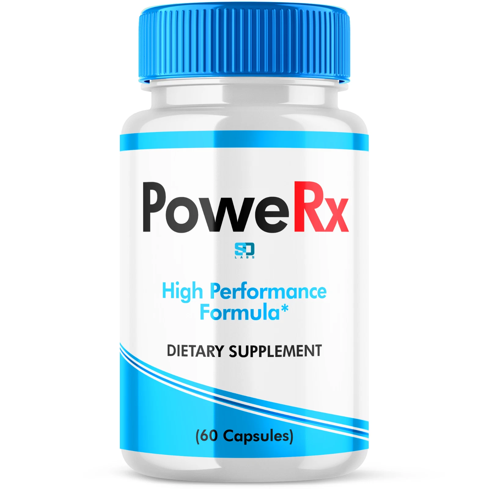 PoweRx - Men's Vitality and Energy Support Pills 60 Capsules