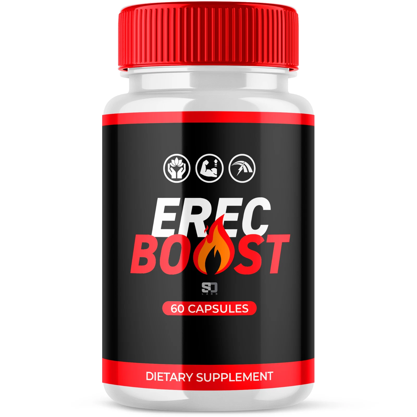 (1 Pack) Erec Boost Pills, Maximize Energy, Vitality & Stamina 60 Capsules