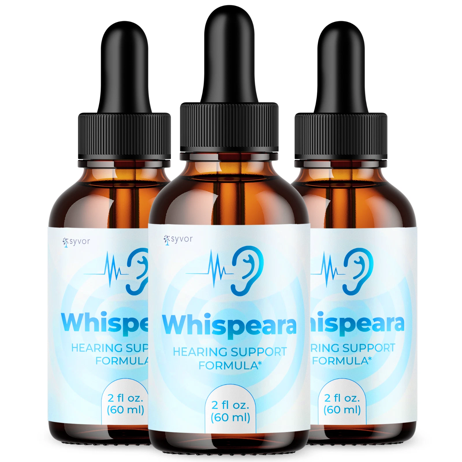 (3 Pack) Whispeara Ear Drops For Tinnitus Supports, Ear Relief & Healthy Eardrum