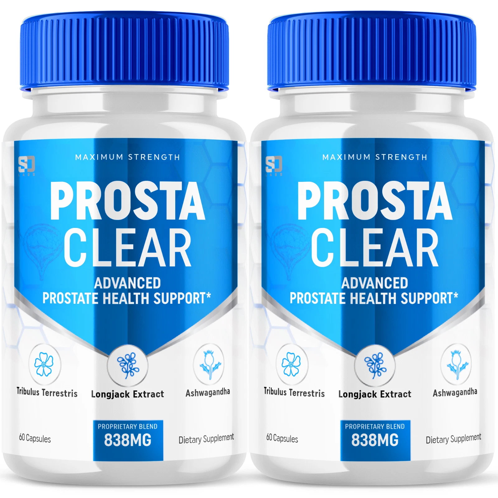 Prosta Clear - Advanced Prostate Support and Enhance Vitality (2 Pack)
