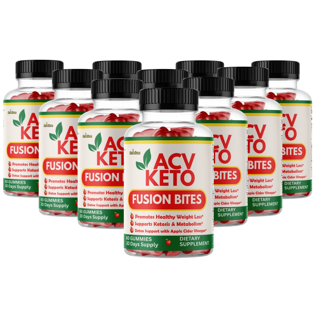 ACV KETO Fusion Bites- Keto & Weight Support- 10 Bottles- 600 Gummies