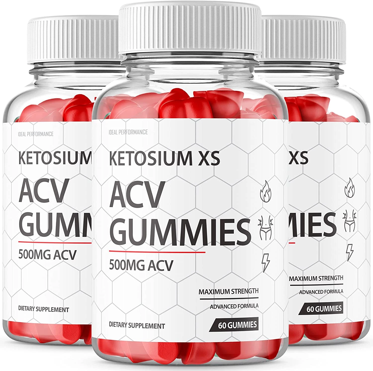 (3 Pack) Ketosium XS ACV Gummies Ketosium XS Ketos Gummies Ketosium ACV Gummies