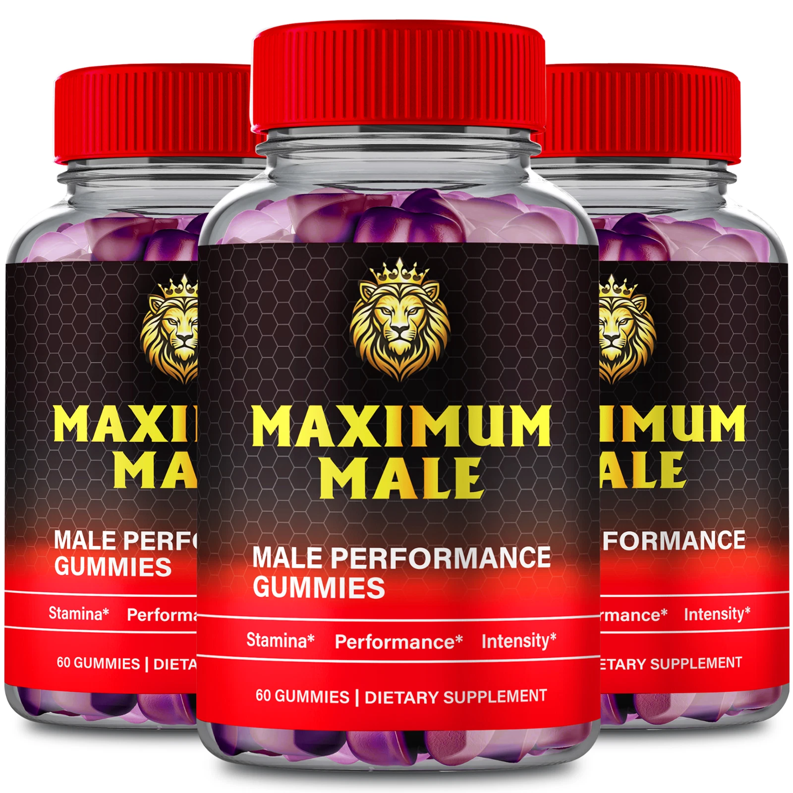 (3 Pack) Maximum Male Gummies, MaximumMale Gummy for Energy and Vitality