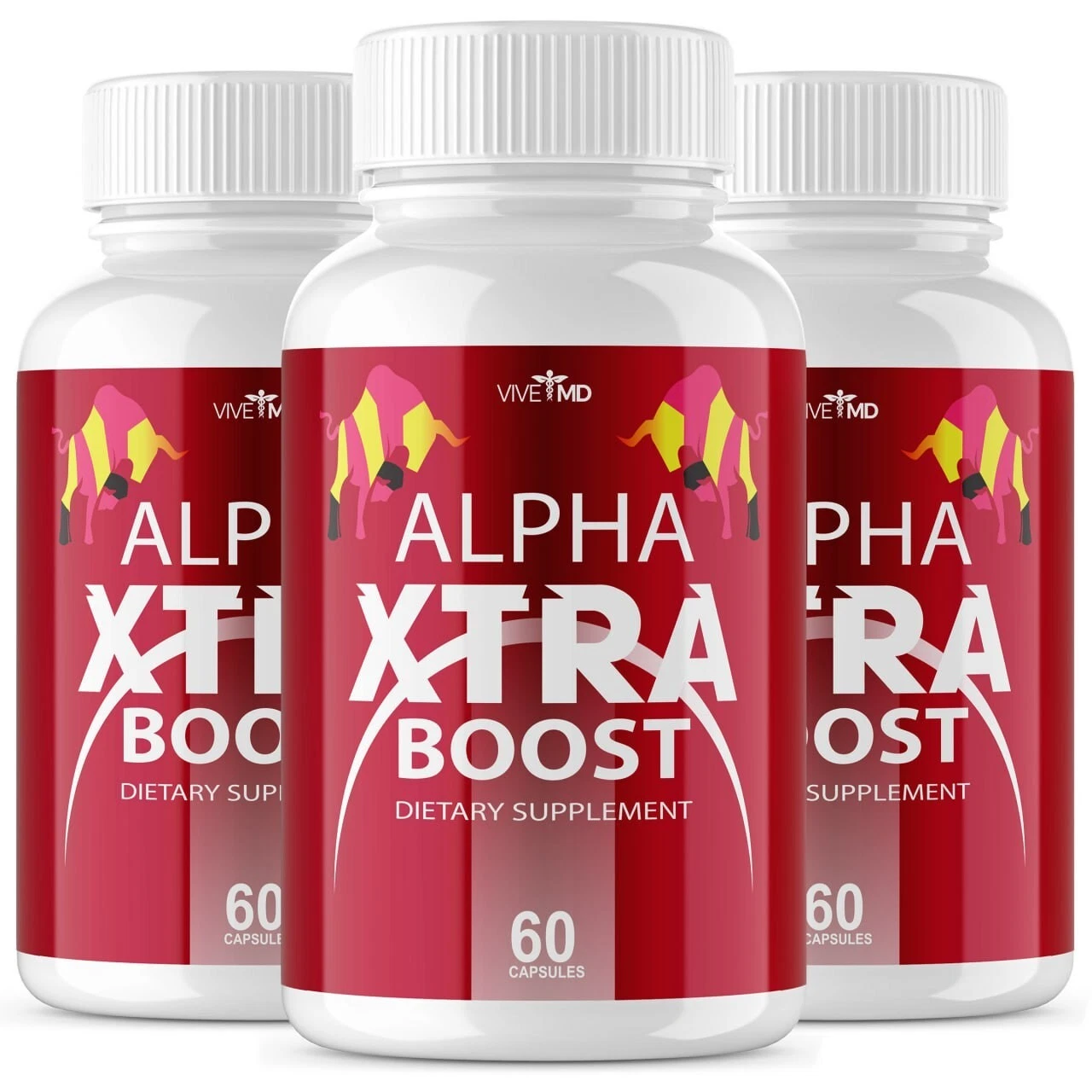 Alpha Xtra Boost Dietary Supplement - Official Formula (3 pack)