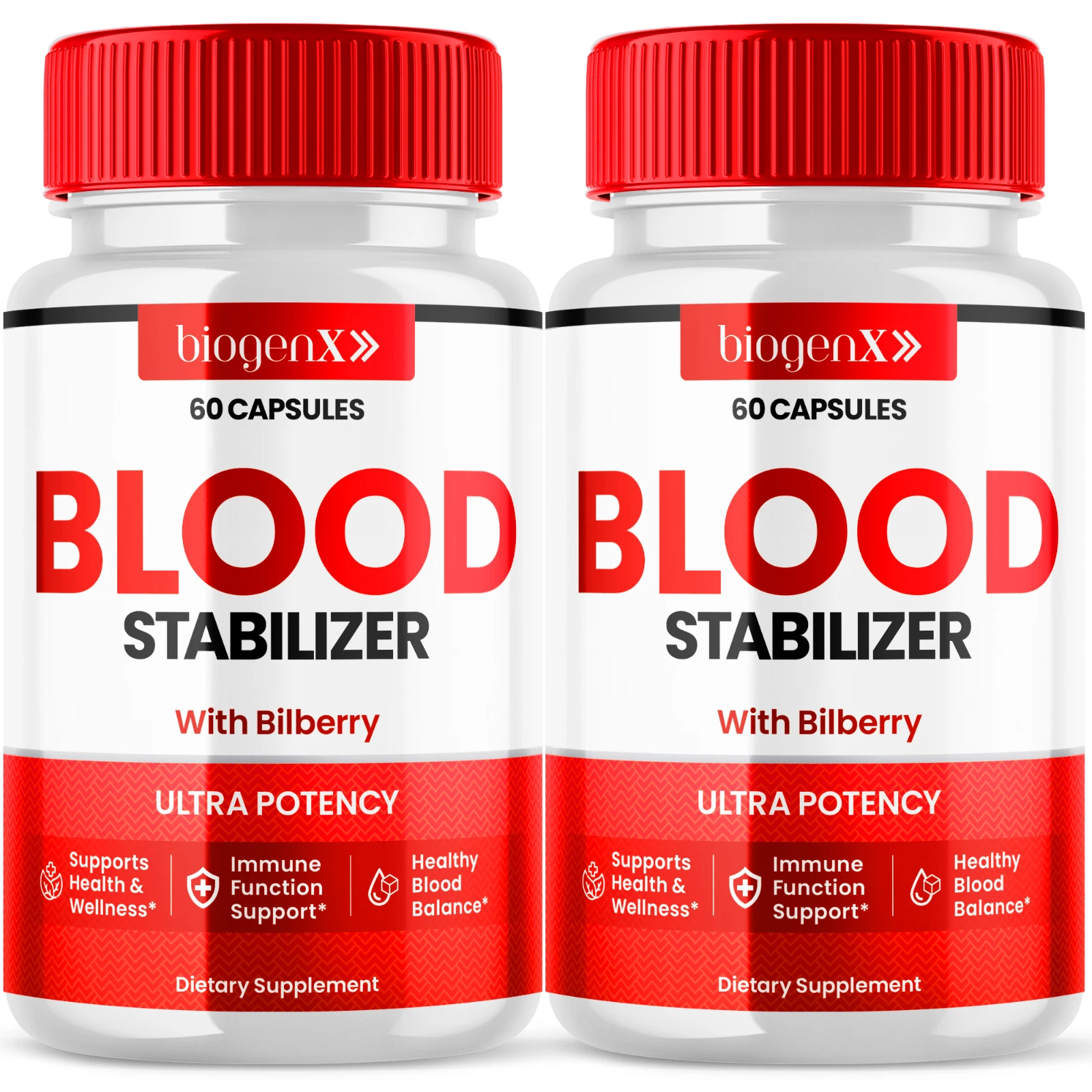 BiogenX Blood Sugar Support Formula, Advanced Glycogen Support 120 Capsules