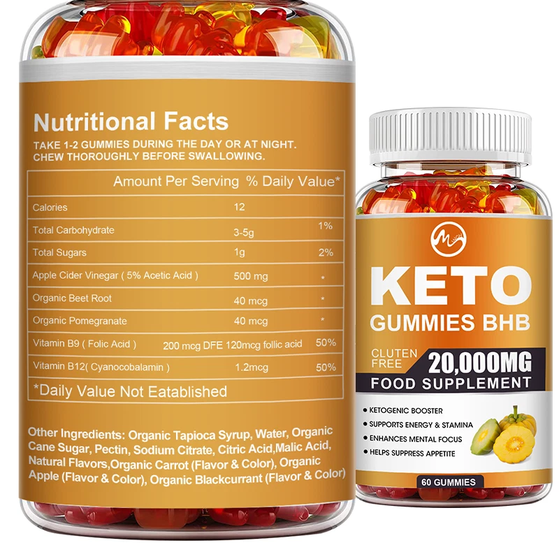 Keto ACV Gummies | Keto Diet Drop - Weight Loss Fat Burner Appetite Suppressant