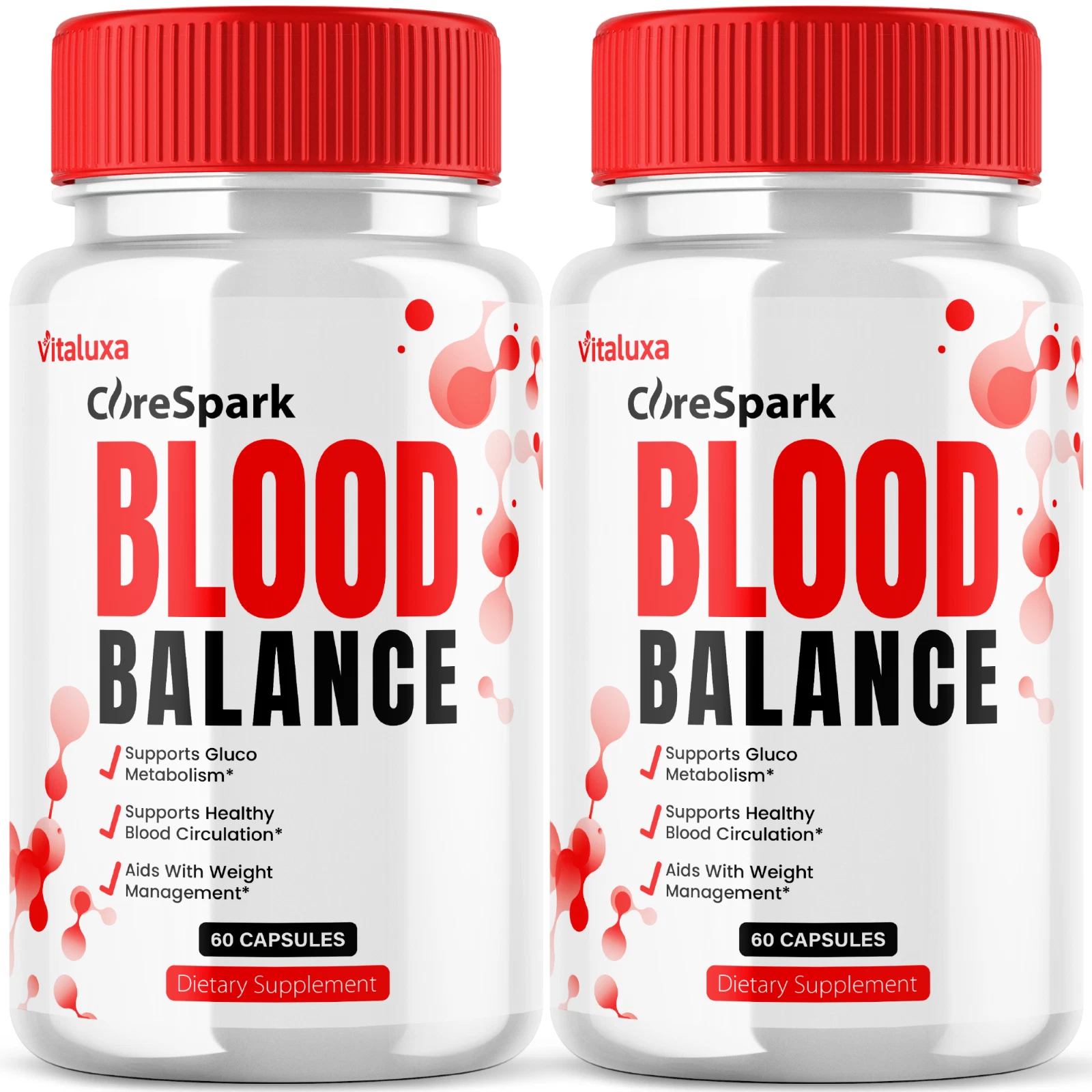 (2 Pack) CoreSpark Blood Support Supplement, Core Spark Advanced (120 Capsules)
