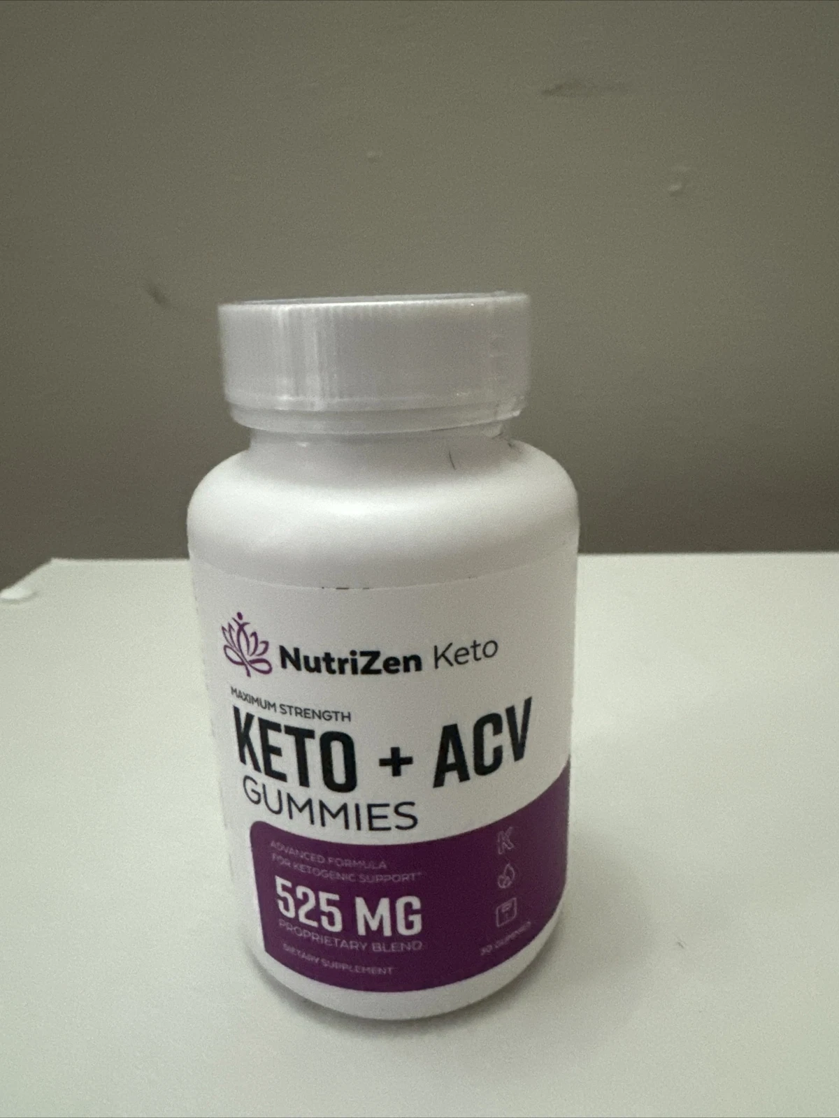 Keto Drops KETO + ACV Weight Loss Support Supplement 525mg 30 Gummies Exp 12/25