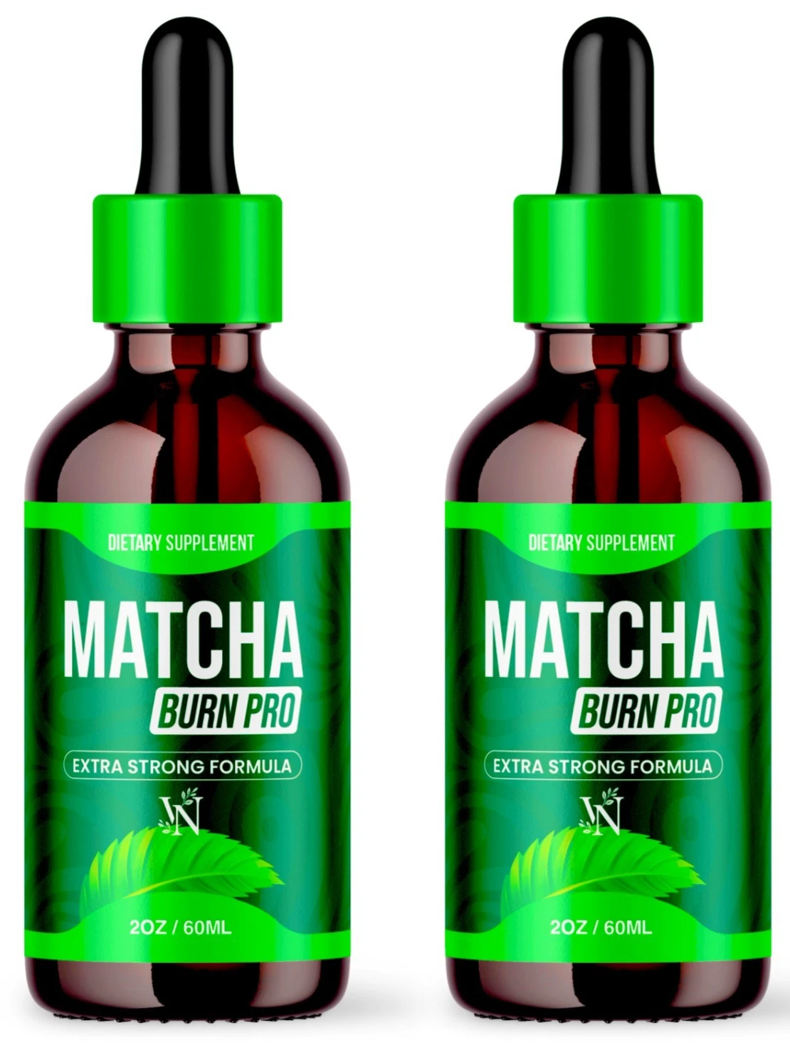 Matcha Burn Pro Drops - MatchaBurn Extra Strong Formula for Weight Loss 60 servs