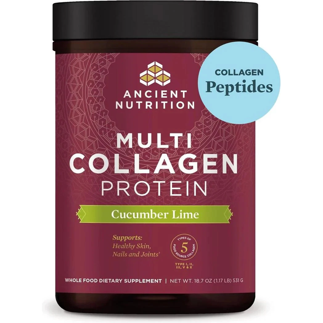 Ancient Nutrition Collagen Powder Protein Cucumber Lime,