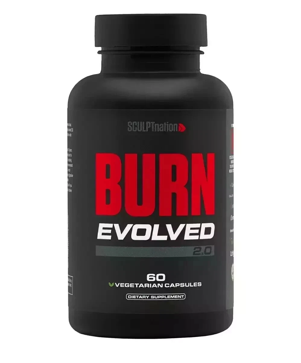(1 Pack) Burn Evolved Sculptnation Fat Burner Weight Loss Hot Muscle)Thermogenic
