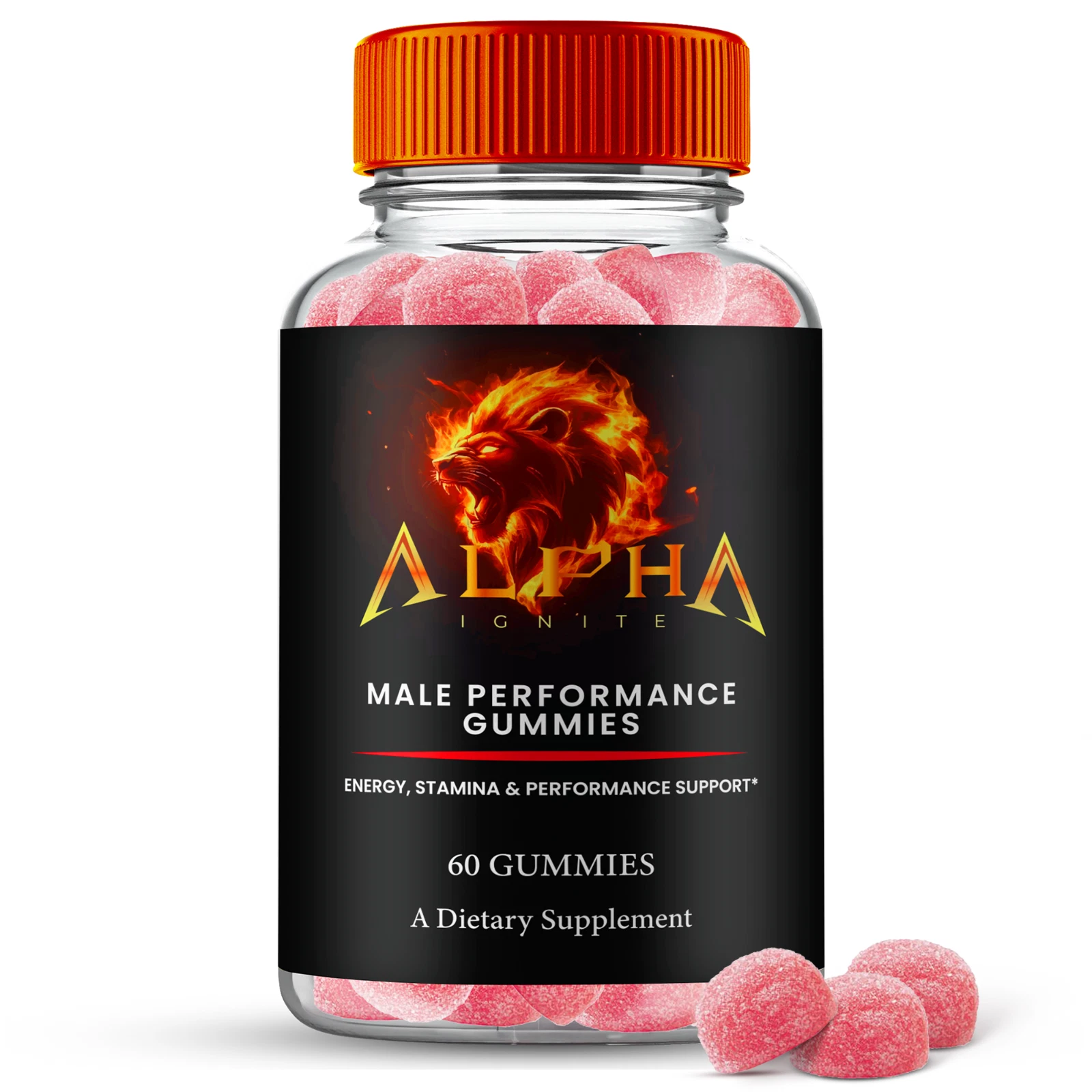 Alpha Ignite Men Gummies, AlphaIgnite Maximum Male Performance Gummy 60ct