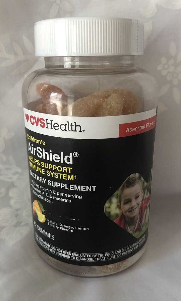 AirShield Children’s Immune System Dietary supplement 42 Gummies Exp: 02/25