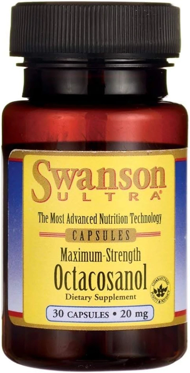 Maximum-Strength Octacosanol 20 Milligrams 30 Capsules