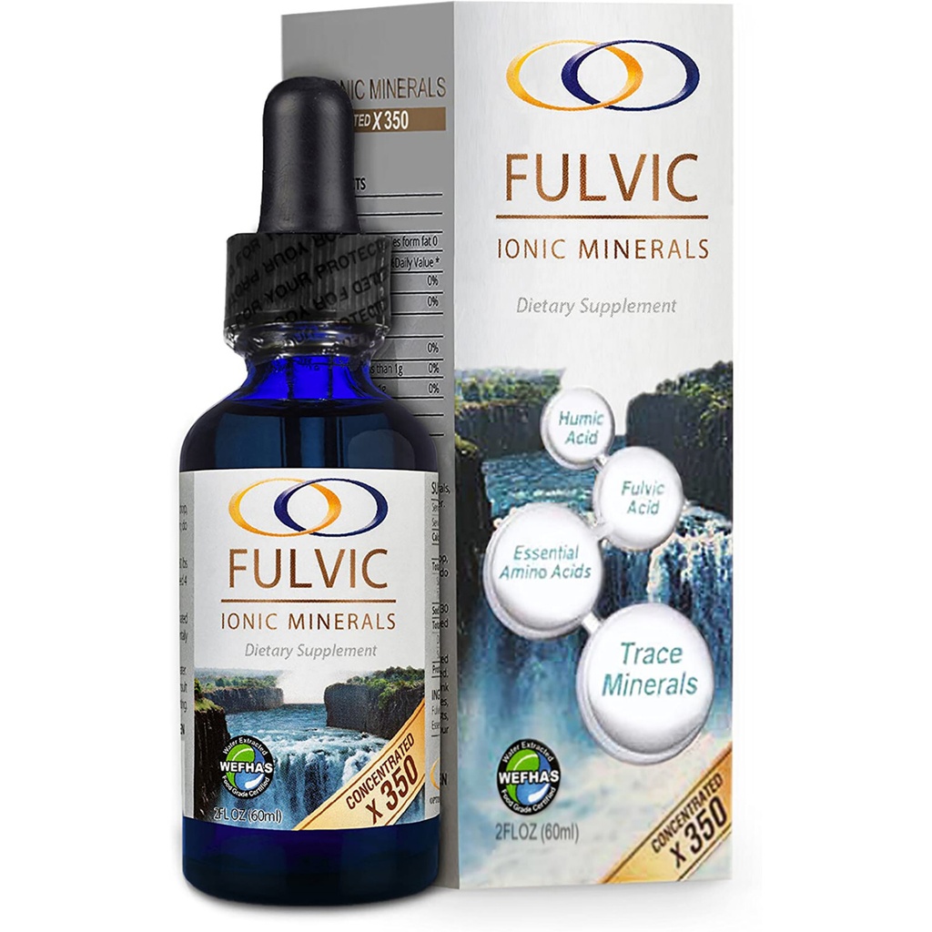Optimally Organic Water Extracted Fulvic Ionic Acid X350 Concentration, Minerals
